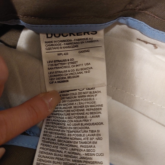 Dockers big&tall classic fit pants nwt size  W54 L32 - Picture 5 of 8